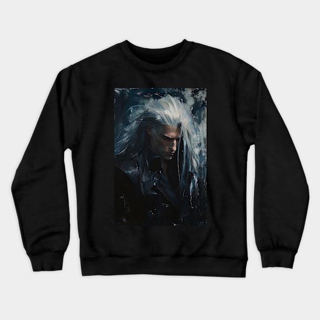 FF7 Rebirth Sephiroth Crewneck Sweatshirt by peculiarbutcute